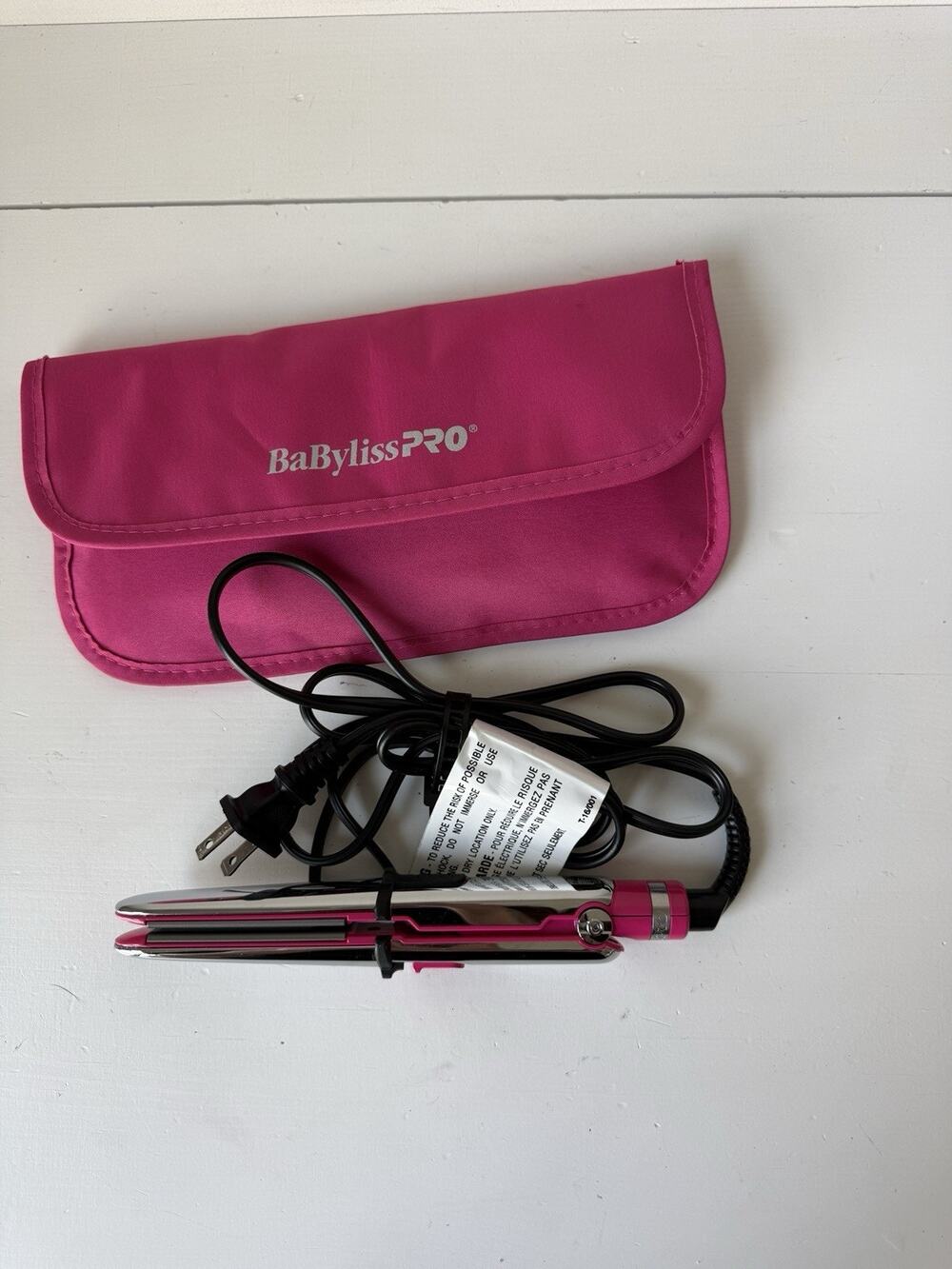 BaByliss PRO Nano Titanium Prima2000 3/4" Mini Flat Iron Hair Straightener